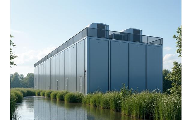 Energiespeicher Flusskraft